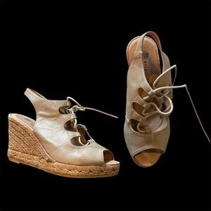 Women's Eric Michael Tan Wedge Sandals